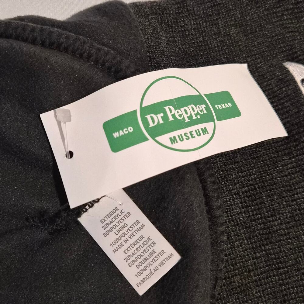 Dr Pepper Museum Waco Texas Charcoal Gray Good For Life Beanie NWT - Picture 6 of 7